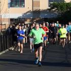 King’s High School teacher Grant Koedyk took his last jog as a teacher with the school running...
