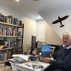 Wanaka writer John Carter with his books, For the Love of Golf, which will be launched today, and...