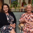 Marks &amp; Worth partners Stephanie Pettigrew (left) and Sally Peart, with Pedro, in the...