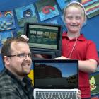 Cyclone professional learning and development facilitator Anthony Breese helps Musselburgh School...