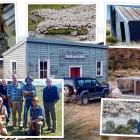 Reflecting on their involvement with the Mt Ida Syndicate are (bottom left, back row), Gary Hore,...