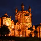 Bathed in an orange glow yesterday morning is the Otago Boys’ High School. PHOTOS: STEPHEN JAQUIERY