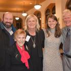 Centennial organising committee members (from left), head coach Rob Waide, patron Mary McFarlane,...