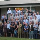 Standing outside the Lake Hawea Community Centre, past and present members of the Lake Hawea...