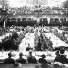 The luncheon for returned First and Second Contingent members, held at the Dunedin Agricultural...