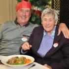 Mike Hammond and mother Ruby Hammond enjoy the day, after a three-year wait for a Christmas...
