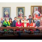 The Dunedin City Council for 2022 to 2025 is (from left) David Benson-Pope, Christine Garey,...