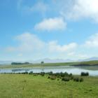 The author and his son fished at Rutherford’s dam this week. Photo: ODT Files/Mike Weddell