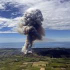 A large burn-off near Brighton is seen from a Dunedin-to-Wellington flight above Mosgiel on...