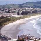 Plenty of sand was at St Clair Beach in 1972 when a groyne was operating. PHOTO: PETER MCDONALD