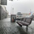A drought in Greymouth was broken yesterday by heavy rain in the town. PHOTOS: GREYMOUTH STAR