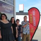 Southland Deaf Community NZSL tutors (from left) Jaime Randhawa, Eliza Butcher, treasurer...