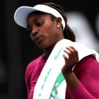 Sloane Stephens was knocked out in the first round of the ASB Classic in Auckland. Photo: Getty...