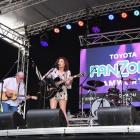 Hyram Twang and Melissa Partridge of Dunedin perform at the Tamworth Country Music Festival...