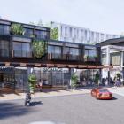 An architect’s impression of the proposed comprehensive town centre development in Wanaka’s...