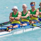  Dunstan Arm rowers (from left) Simon Smith, Jed McIntosh, Mathew King and Simon Lloyd power to...