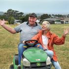 John and Mary Kidston on their Wakari land, which may soon be open for residential development....