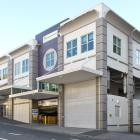 Heavy duty props and ties have been placed along the north wall of the Dunedin City Council's...
