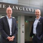The Langlands executive manager Bryan Townley (right) with ILT chief executive Chris Ramsey at...
