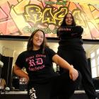 Helping nurture hip-hop talent in Dunedin are dance teachers Yama Dempster-Passang (left) and...