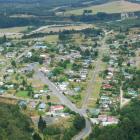 Aerial view of Blackball. PHOTO: Greymouth Star