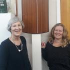 East Otago Bridge Club president Mary O’Connell (left) and Karori Bridge Club president Sharleen...