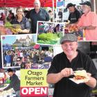 1. Heather and John Preedy, of Ettrick Gardens, at the Otago Farmers Market last month. 2. John...