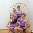 The Flying Femmes (clockwise from front left): Nicole Maisey, Regina Hedgeman, Laura Oakley and...