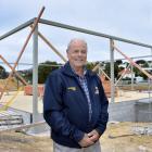 Belleknowes Golf Club recovery manager Gordon Wilson stands in front of the site of the new golf...