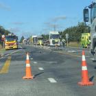 The intersection of  State Highway 1, Dunns Crossing Rd and Walkers Rd. Photo: File image