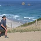 Otago Peninsula Community Board chairman Paul Pope takes a walk at Sandfly Bay, on the peninsula....