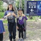 Thumbs up . . . Aston, Olivia and Samantha Smith, are relieved Environment Canterbury has put up...