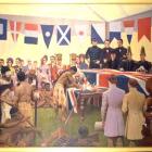 The Treaty of Waitangi was signed in 1840; this reconstruction of the event was painted by Marcus...