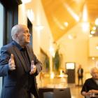 Central Otago Mayor Tim Cadogan fires back at critics at the Alexandra and Clyde Business...