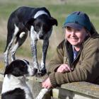 Kaka Point dog triallist Amy Robertson and her heading dogs Dot (on rail) and Stormy are...