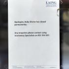 Baby Divine has permanently closed in Centre City Mall, Dunedin. PHOTO: PETER MCINTOSH