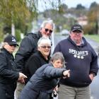 Concerned residents in Beach St, Waikouaiti (from left) Sharon Bregant, Chris Watson, Shirley...