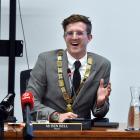 Gore Mayor Ben Bell leads the meeting yesterday after Gore district councillors dropped a planned...