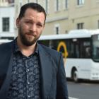 David Bainbridge-Zahar campaigned for free bus fares at the Dunedin City Council annual plan...