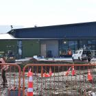 The new Mosgiel Pool under construction in late February. PHOTO: PETER MCINTOSH
