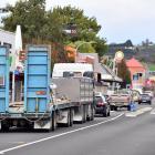 Mosgiel people are asking for fewer trucks to travel through the town. PHOTO: STEPHEN JAQUIERY