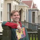 Waitepeka-raised author Murdoch Stephens on Castle St, as he returns to the University of Otago...