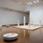 Amongst the People (2023), by Sorawit Songsataya. Ōamaru limestone, beeswax, dried plants,...