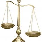 The scales of justice.