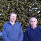 New Zealand Century Farms and Station Awards committee vice-chairman Mark Patterson (left) and...