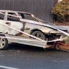 The vehicle had recently been stolen, its owner says. PHOTO: BEN TOMSETT
