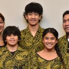 Following a lengthy process the Sululoto family of (from left) Oreni, Aneniueta (12), Afe (14),...