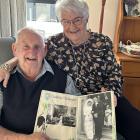 Former Roxburgh East couple Bryan and Dianne King, now of Cromwell, with the photographs taken on...