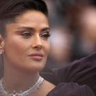 Salma Hayek attends the Killers Of The Flower Moon red carpet during the 76th annual Cannes Film...