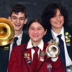 Among those selected for the National Secondary Schools’ Brass Band are (from left) Benjamin...